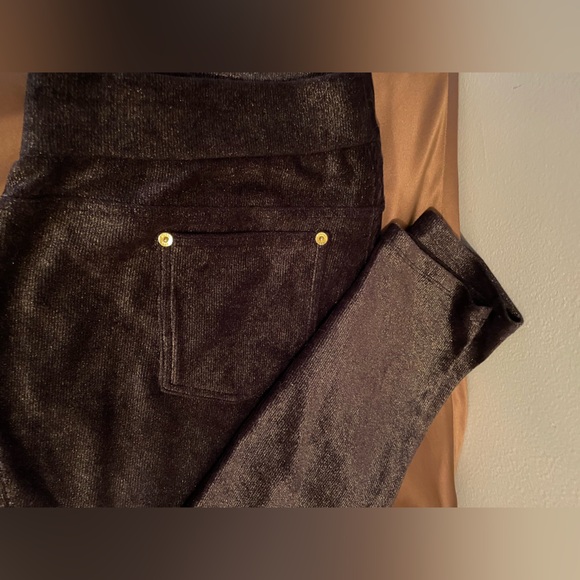 Michael Kors XL Gold Brown Shimmer Pants - Picture 15 of 16